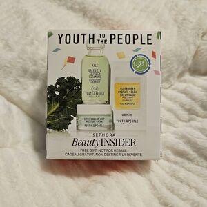 Youth To The People Skin Care Set: Cleanser, Moisturizer, Mask